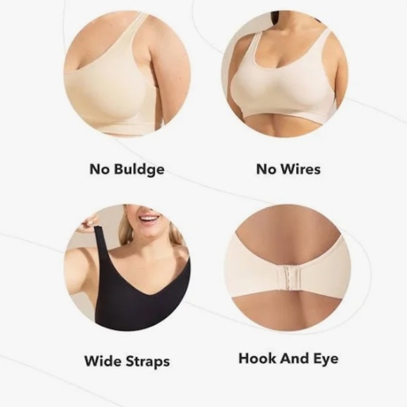 Truekind® by Shapermint Daily Comfort Wireless Shaper Bra Size S - Picture 14 of 14